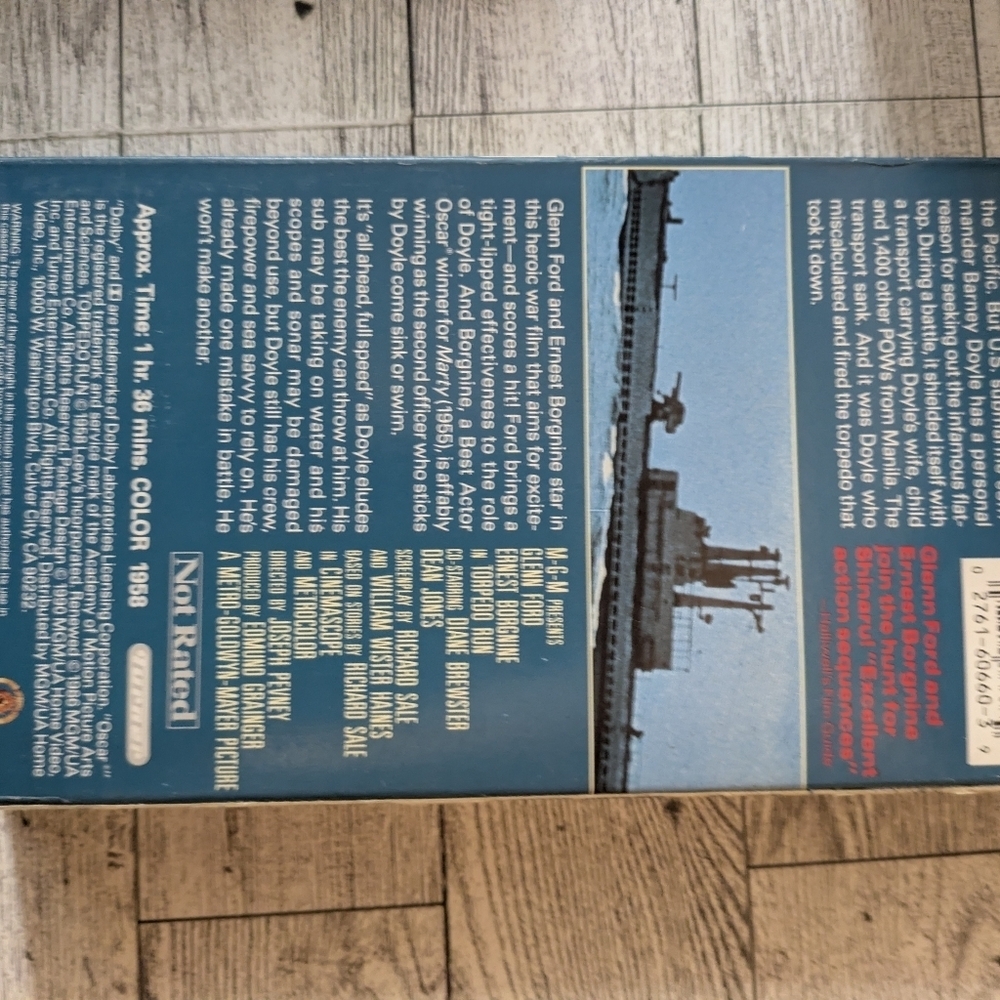 Torpedo Run Movie VHS Tape - Picture 3 of 5